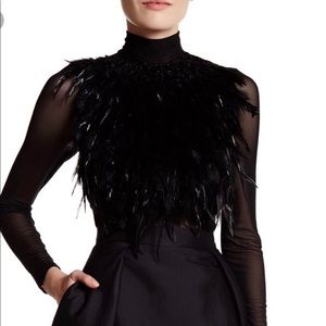 Gracia Feathered Top